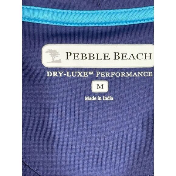 Pebble Beach dry luxe performance polo sleeveless golf top size medium - Picture 4 of 11